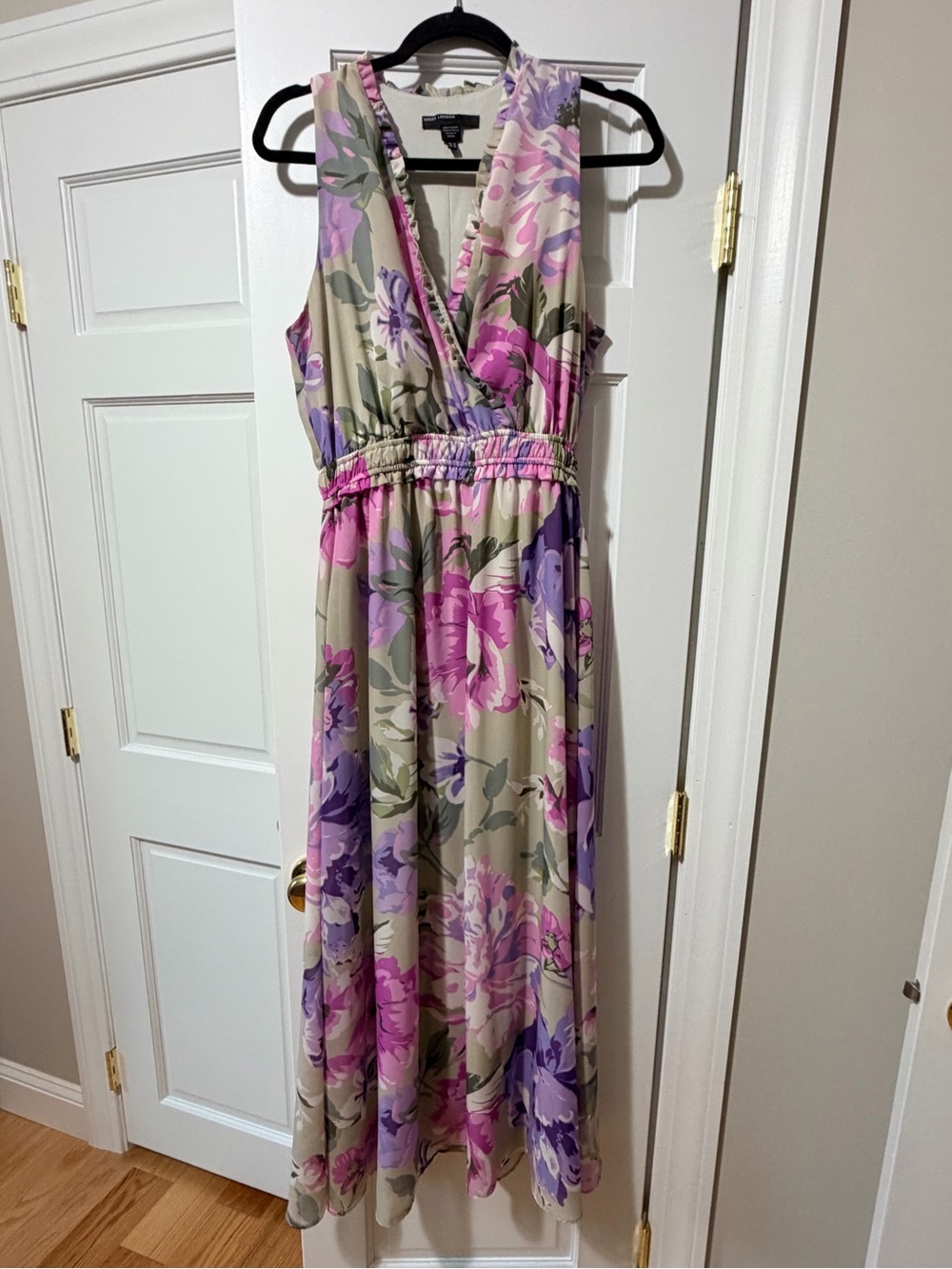 Maggy London Floral Maxi Dress size 10
